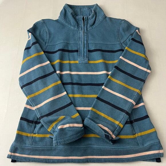 Fat Face Airlie Quarter Zip Long Sleeve Stripe Women Size 6 - Picture 13 of 13